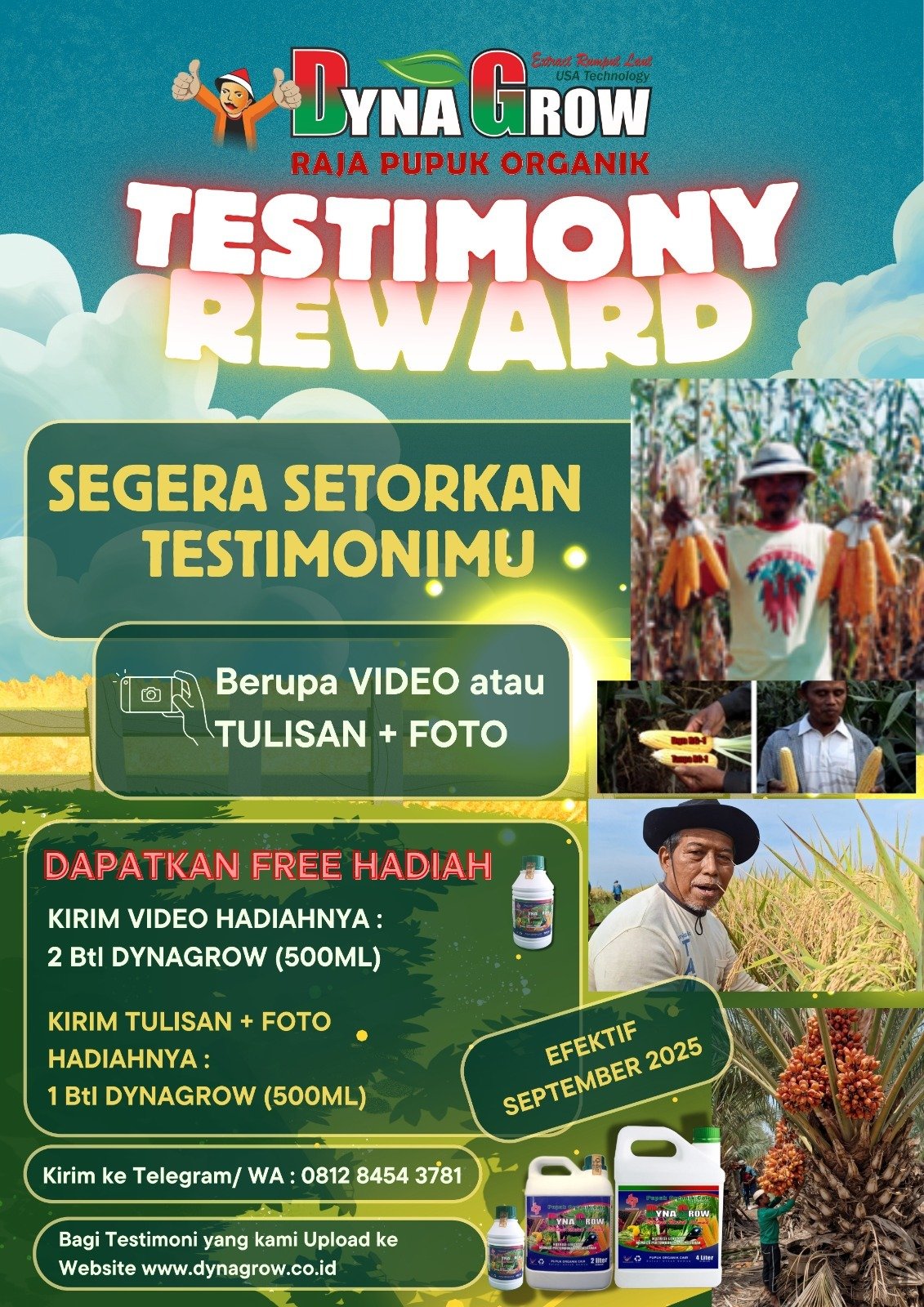 Read more about the article TESTIMONY REWARD 2025