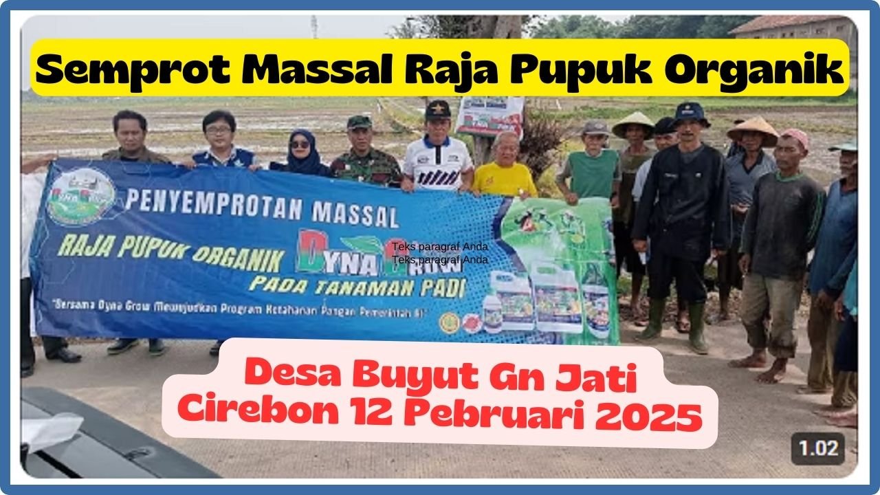 Read more about the article SEMPROT MASSAL RAJA PUPUK ORGANIK CIREBON